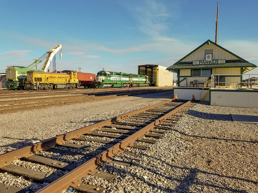 Arizona and California Railroad Headquarters and Engine Yard by Jamie Baldwin Arizona and California Railroad Headquarters and Engine Yard by Jamie Baldwin