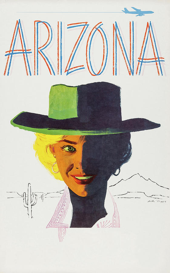 Arizona Painting by Austin Briggs