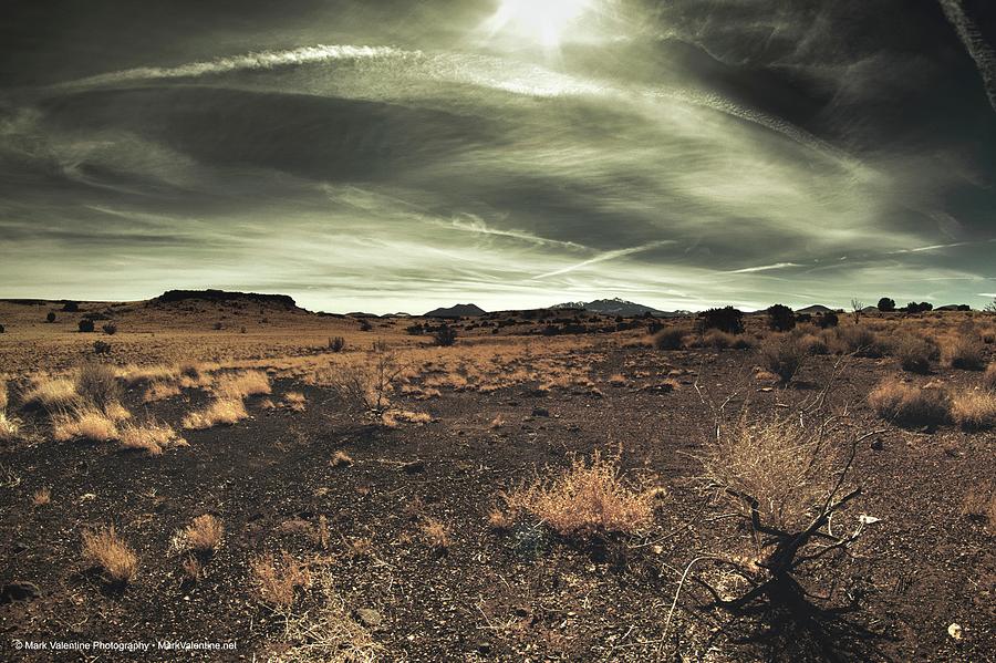 Arizona Desert and Sky Photograph by Mark Valentine