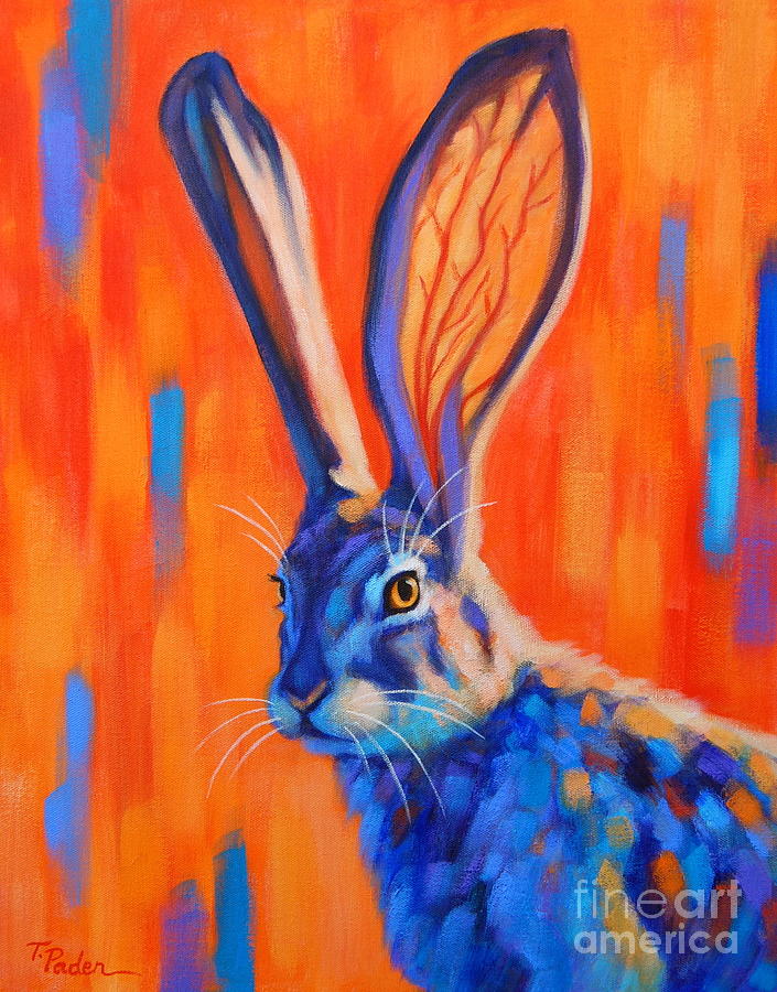 Rabbit Painting - Arizona Jack by Theresa Paden