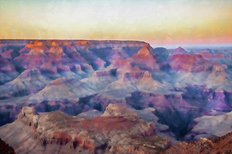Arizona Landscape - 01 Painting by AM FineArtPrints