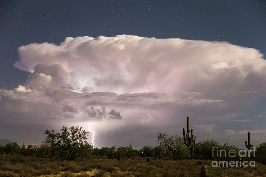 Arizona Monsoon Thunderstorm  Photograph by James BO Insogna