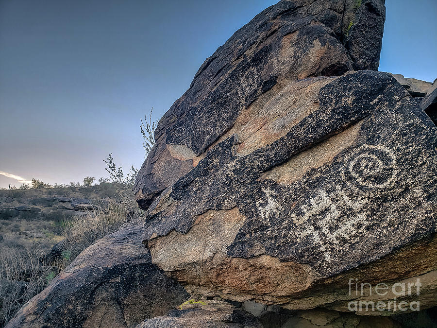 Arizona Petroglyph Photograph by Darrell Foster