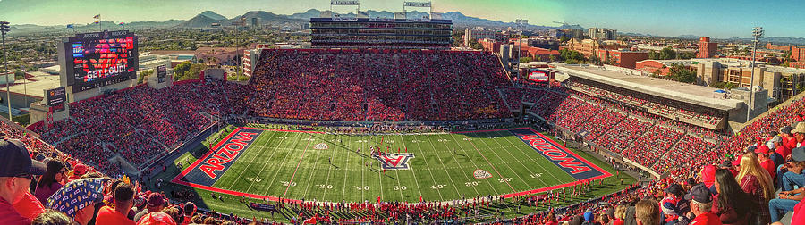 Arizona Stadium Panorama Photograph by Chance Kafka