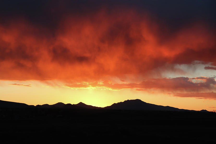 Arizona Sunset Abstract  Photograph by David T Wilkinson