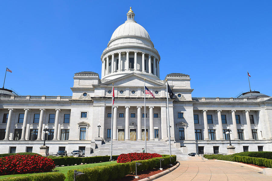 Arkansas State Capital Building Photograph by John Gilbert - Fine Art ...