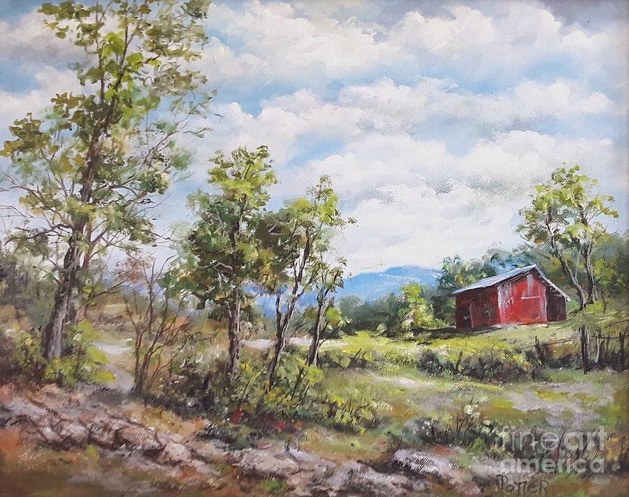 Arkansas Summer Painting by Virginia Potter