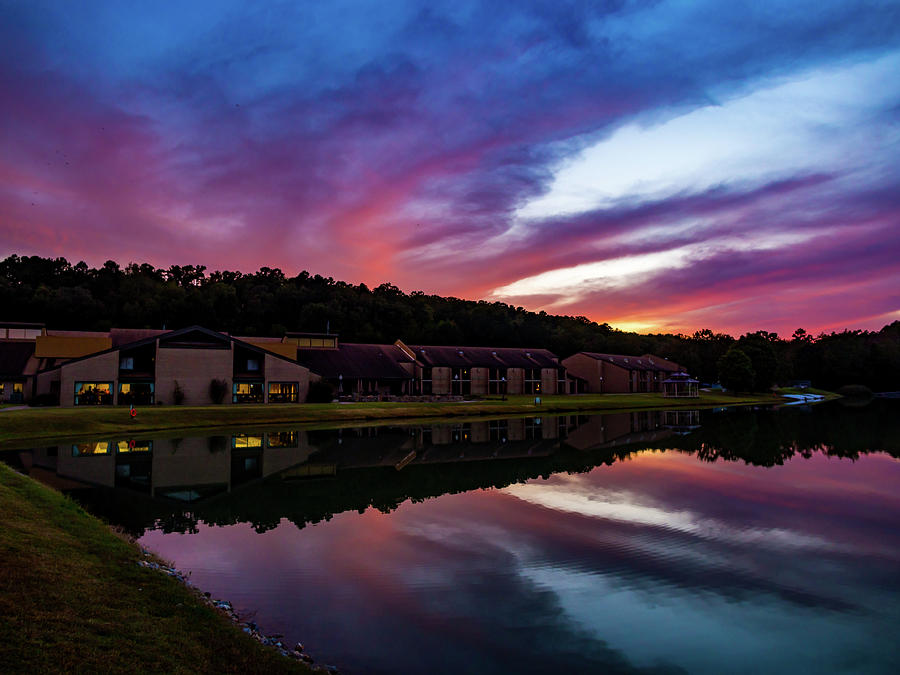 Arkansas Sunset Photograph by Linda Unger