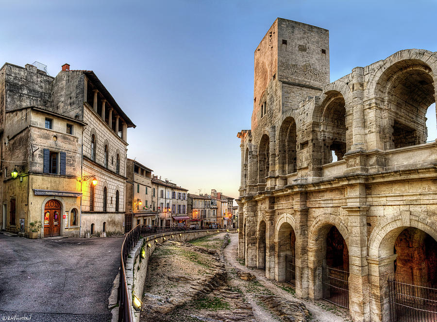 Arles streets and arena Photograph by Weston Westmoreland