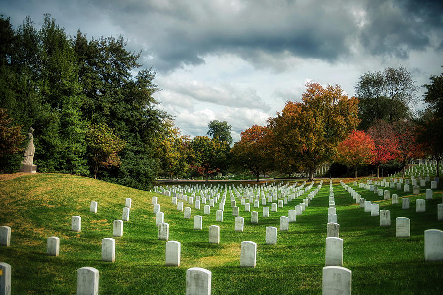 Arlington National Cemetery in Autumn Photograph by Mountain Dreams ...