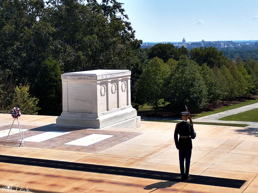 Arlington- Tomb of the Unknown Soldier Photograph by Michael Rucker ...