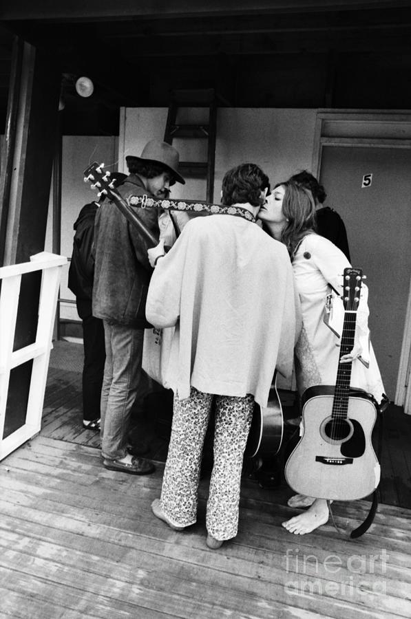 Arlo Guthrie, Peter Walker, Judy Photograph by The Estate Of David Gahr
