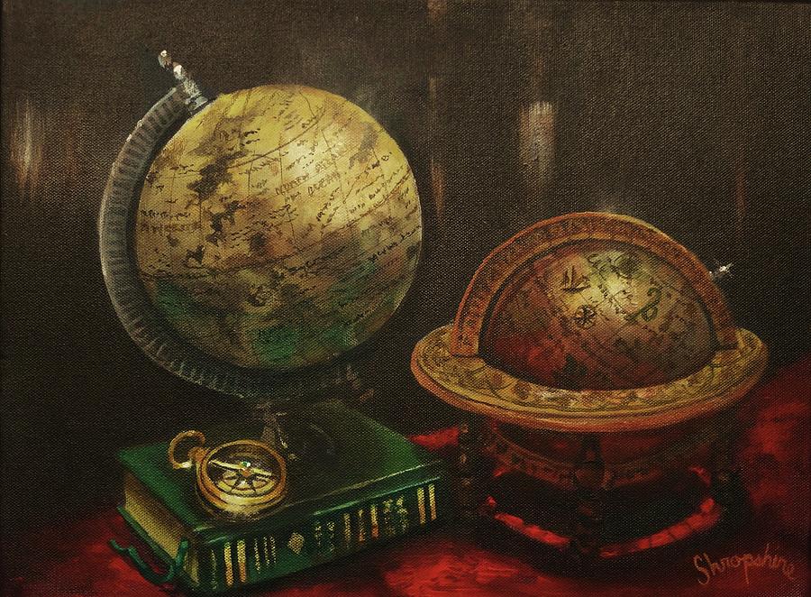 Armchair Traveler Painting by Tom Shropshire