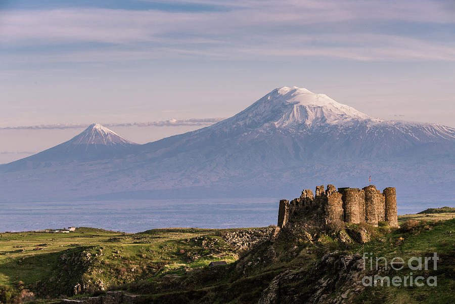 Nature Photograph - Armenia, Mount Ararat And Amberd by Tigran Hayrapetyan