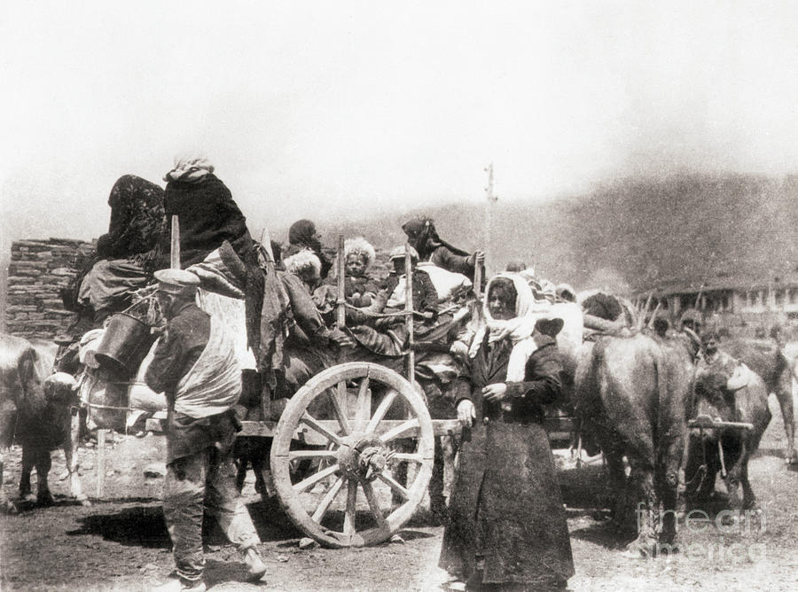 Armenian Refugees Fleeing Turks Photograph by Bettmann
