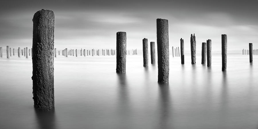 Black And White Photograph - Army 2 Pano by Moises Levy