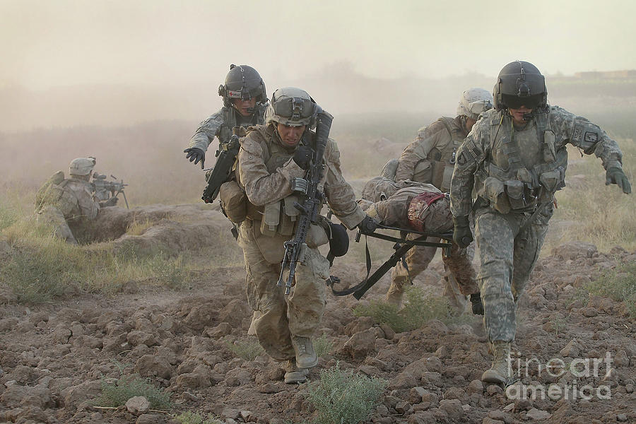 Army Medevac Unit Tends To The War Photograph by Scott Olson