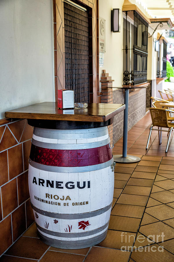 Arnegui Wine Barrel Photograph by Timothy Hacker