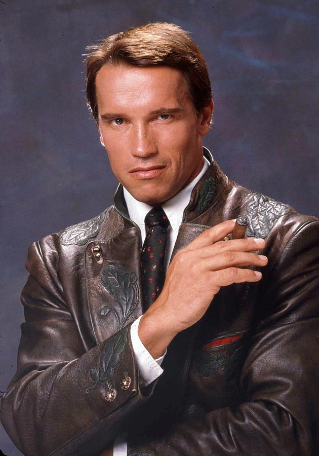 Arnold Schwarzenegger Portrait Session Photograph by Harry Langdon