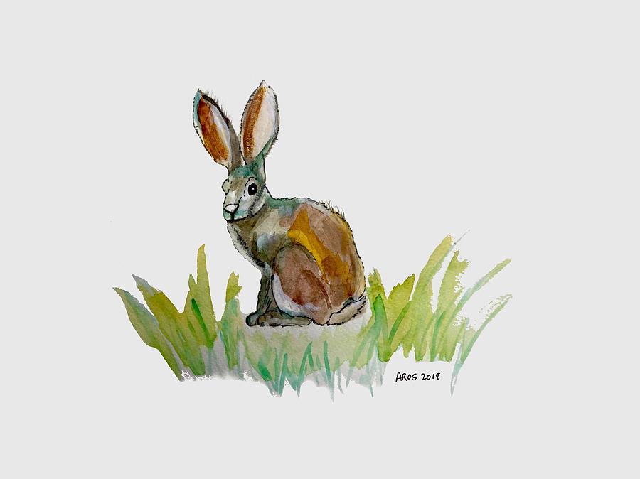 AROGs Rabbit Painting by AHONU Aingeal Rose