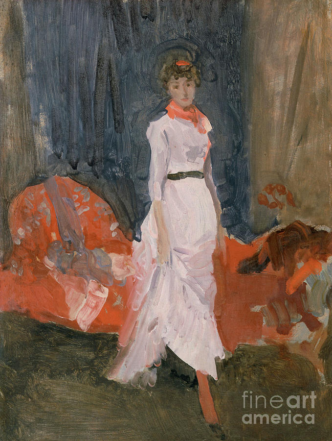 Arrangement in Pink, Red and Purple Painting by James McNeill Whistler
