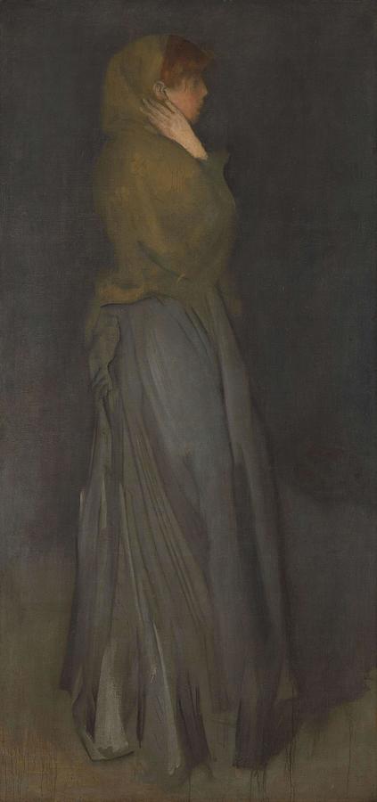Arrangement in Yellow and Gray Effie Deans. Painting by James Abbott McNeill Whistler -1834-1903-