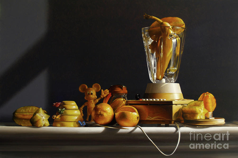Banana Painting - Arrangement in yellow by Lawrence Preston