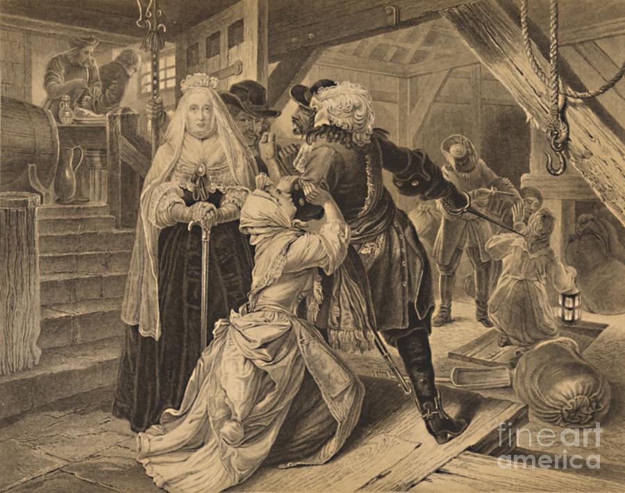 Arrest Of Alice Lisle For Sheltering Drawing by Print Collector