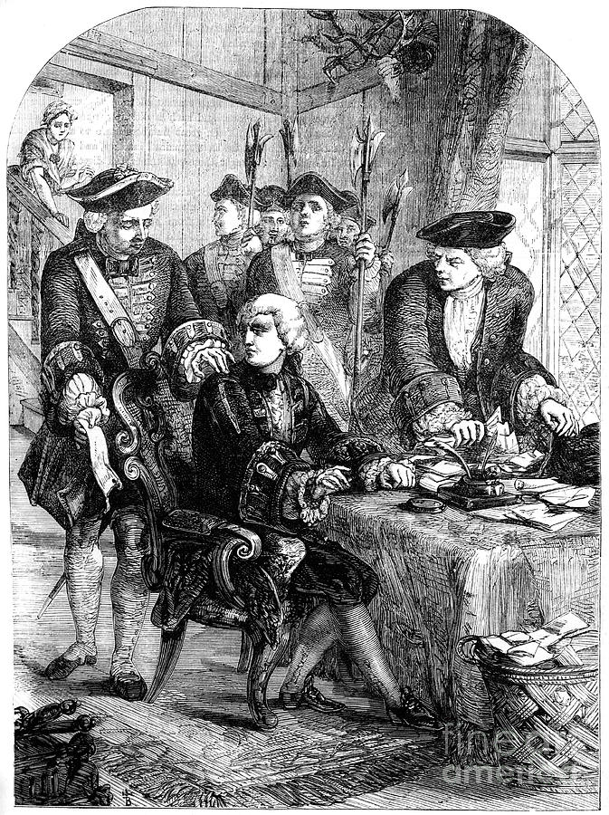 Arrest Of Sir William Wyndham, C1715 Drawing by Print Collector