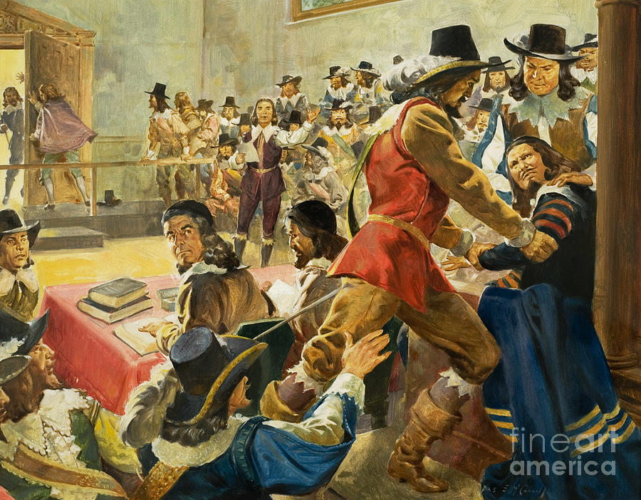 Arrest Of Speaker In The House Of Commons Painting by James Edwin ...