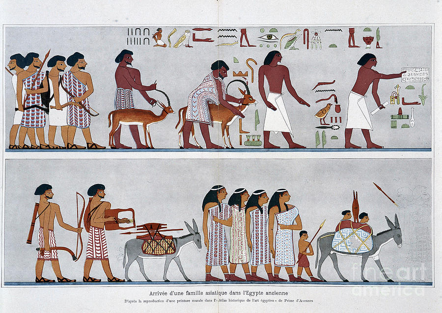 Arrival Of An Asian Family In Ancient Egypt: From The Reproduction Of A ...