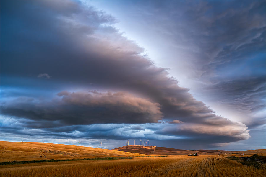 Sunset Photograph - Arrival Of Storm by John Fan