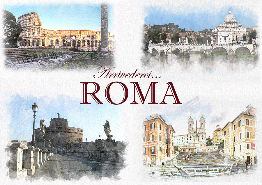 Arrivederci Roma 1 Digital Art