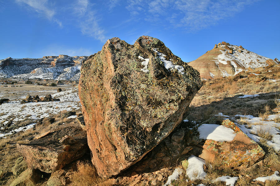 Arrowhead Boulder on Ruby Mountain Photograph by Ray Mathis