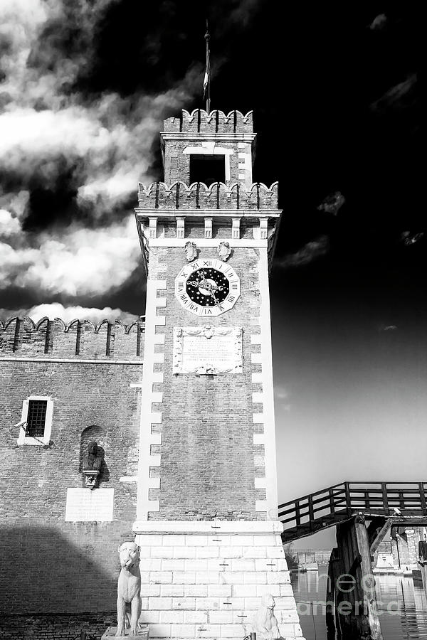 Arsenale di Venezia Clock Tower Photograph by John Rizzuto