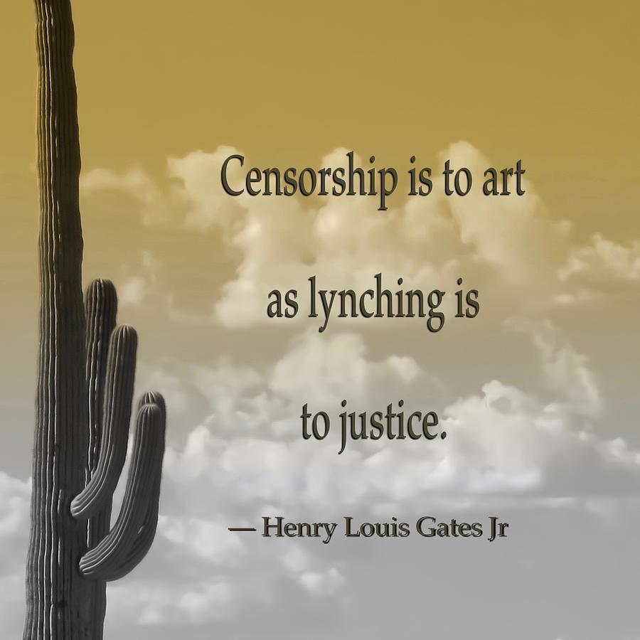Inspirational Photograph - Art and Censorship by Judy Kennedy