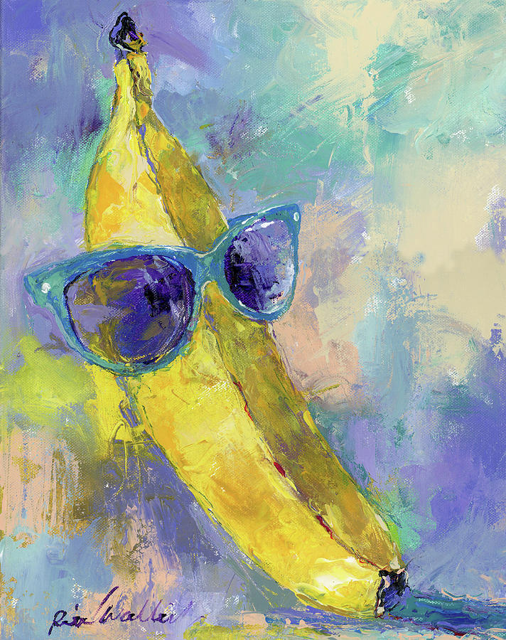 Fruit Painting - Art Banana by Richard Wallich