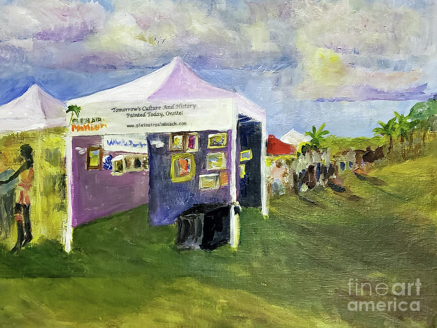 Art Fair Painting by Donna Walsh