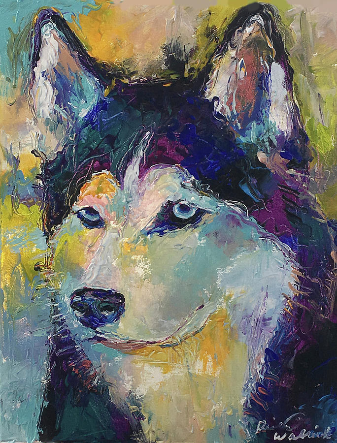 Art Husky Painting by Richard Wallich - Fine Art America