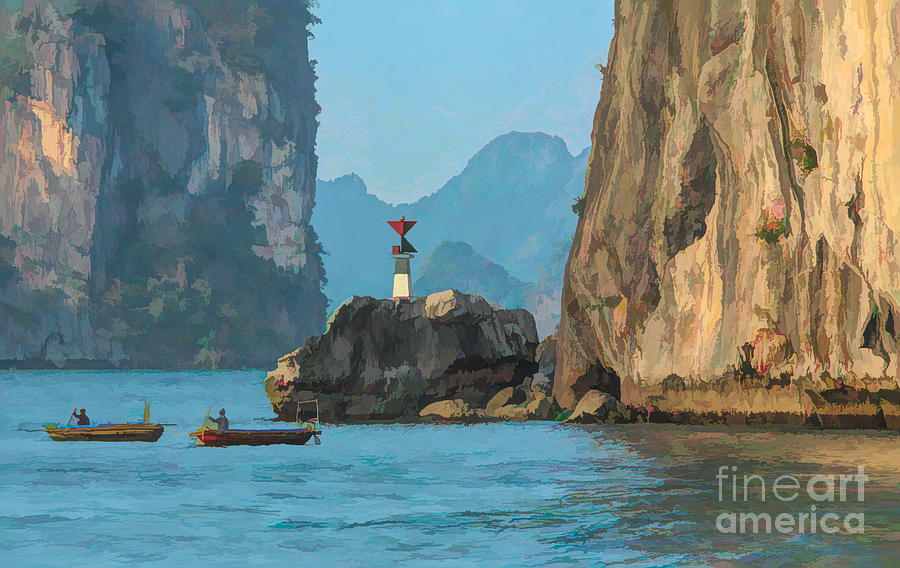 Art of Ha Long Bay  Photograph by Chuck Kuhn