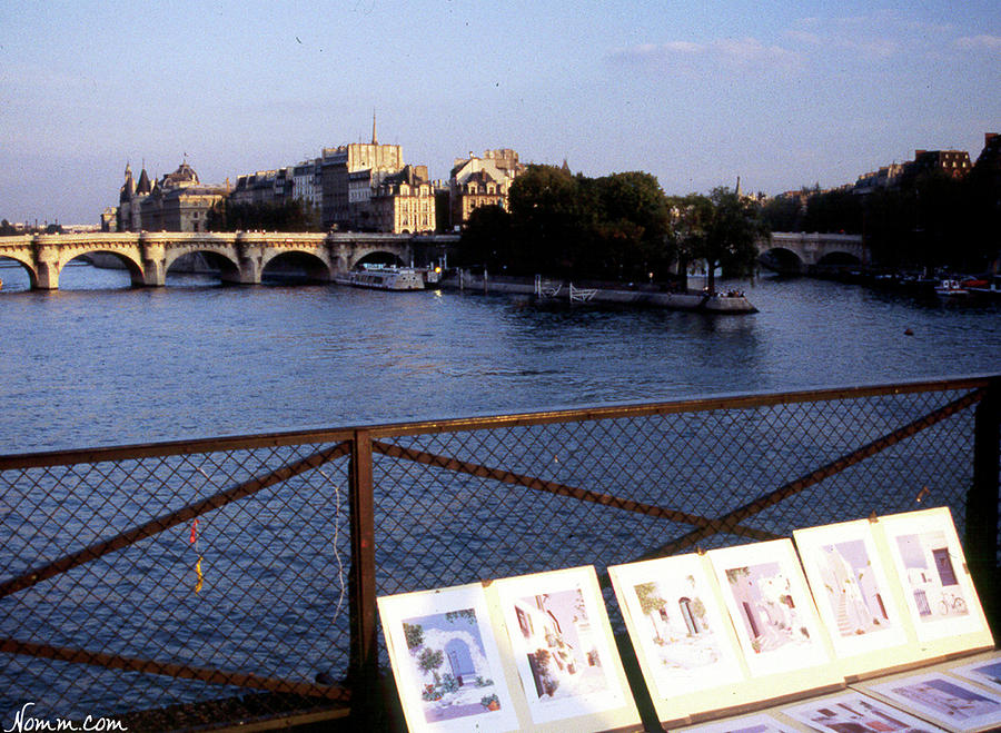 Art on the Pont des Art Photograph by Rein Nomm
