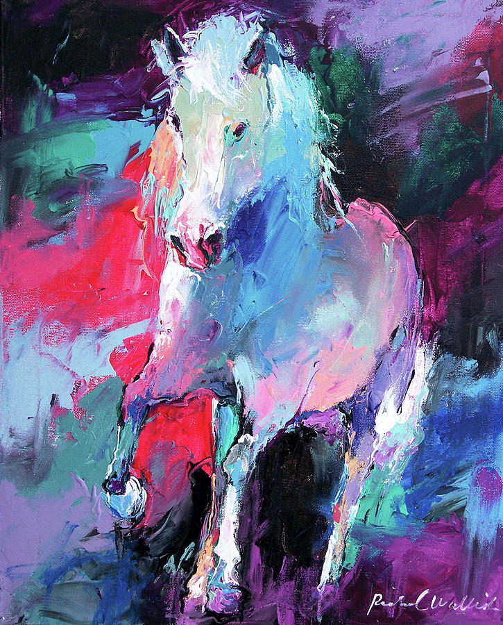 Art Stallion Painting By Richard Wallich - Fine Art America