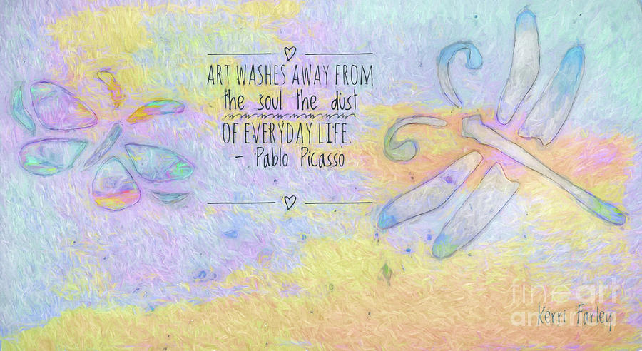 Art Washes The Soul Painting by Kerri Farley