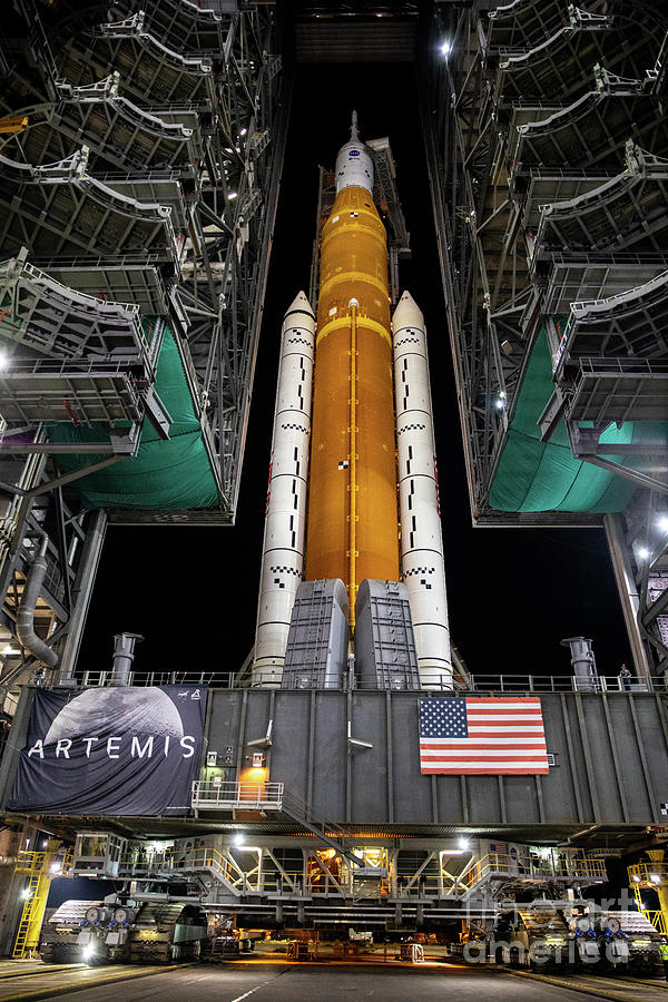 Artemis I Launch Rollout Photograph by Nasa/ben Smegelsky/science Photo Library