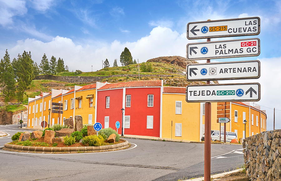 Architecture Photograph - Artenara Village, Gran Canaria, Canary by Jan Wlodarczyk