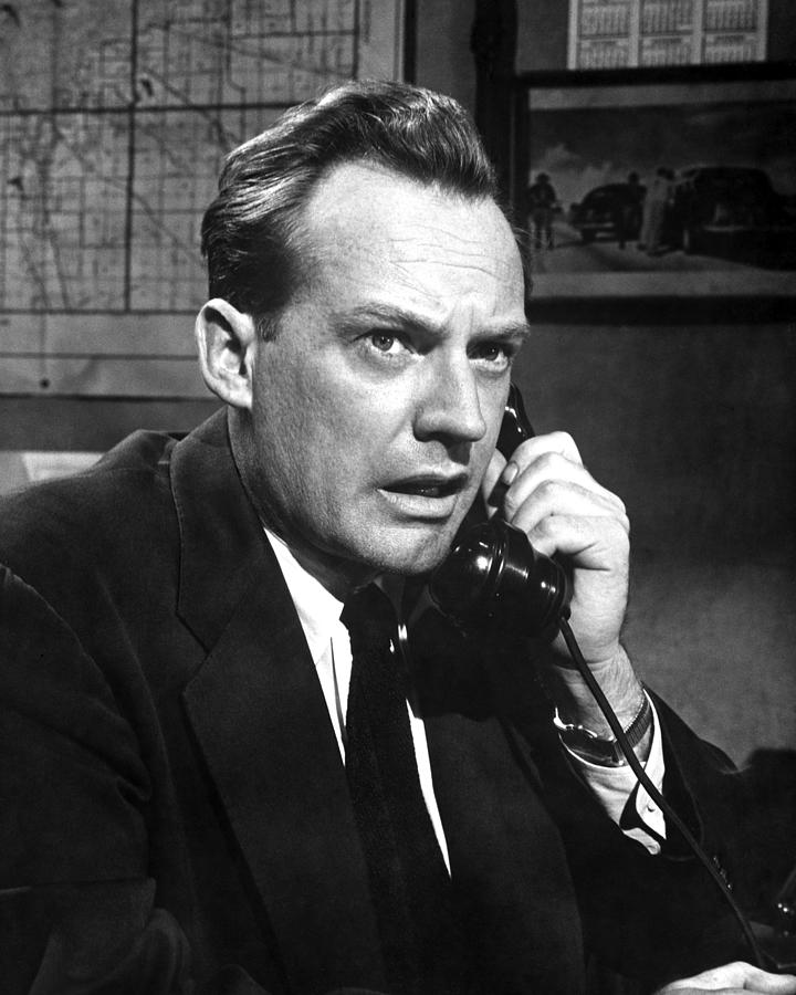 Arthur Kennedy Talking On Telephone Photograph by Globe Photos - Fine ...