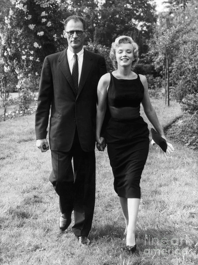 Arthur Miller And Marilyn Monroe Photograph by Bettmann
