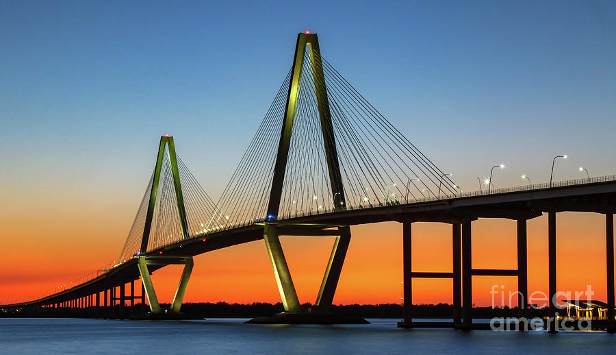 Arthur Ravenel Jr Bridge Photograph by Scott Moore