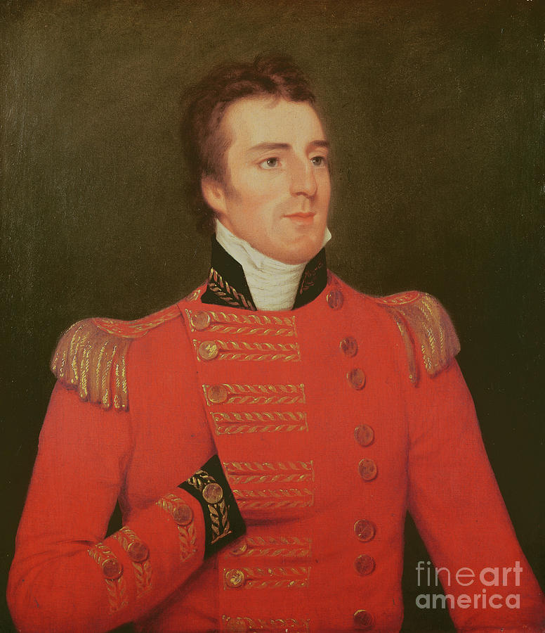 Arthur Wellesley Later Duke Of Wellington 1804 Painting By Robert   Arthur Wellesley Later Duke Of Wellington 1804 Robert Home 