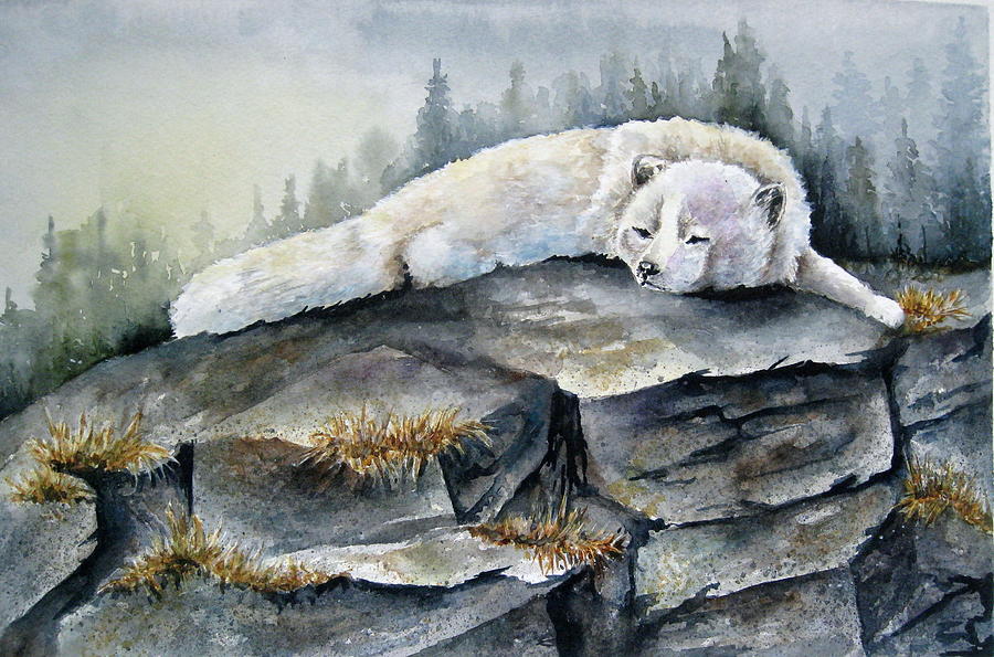 Artic Thaw Painting by Mary McCullah